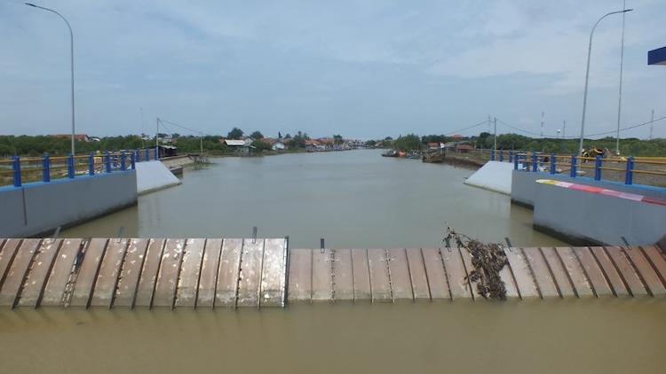 bendung karet kali perawan revolusinews revolusi news