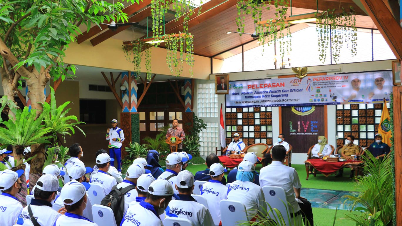Walikota Tangerang lepas 46 atlet Peparprov Banten IV