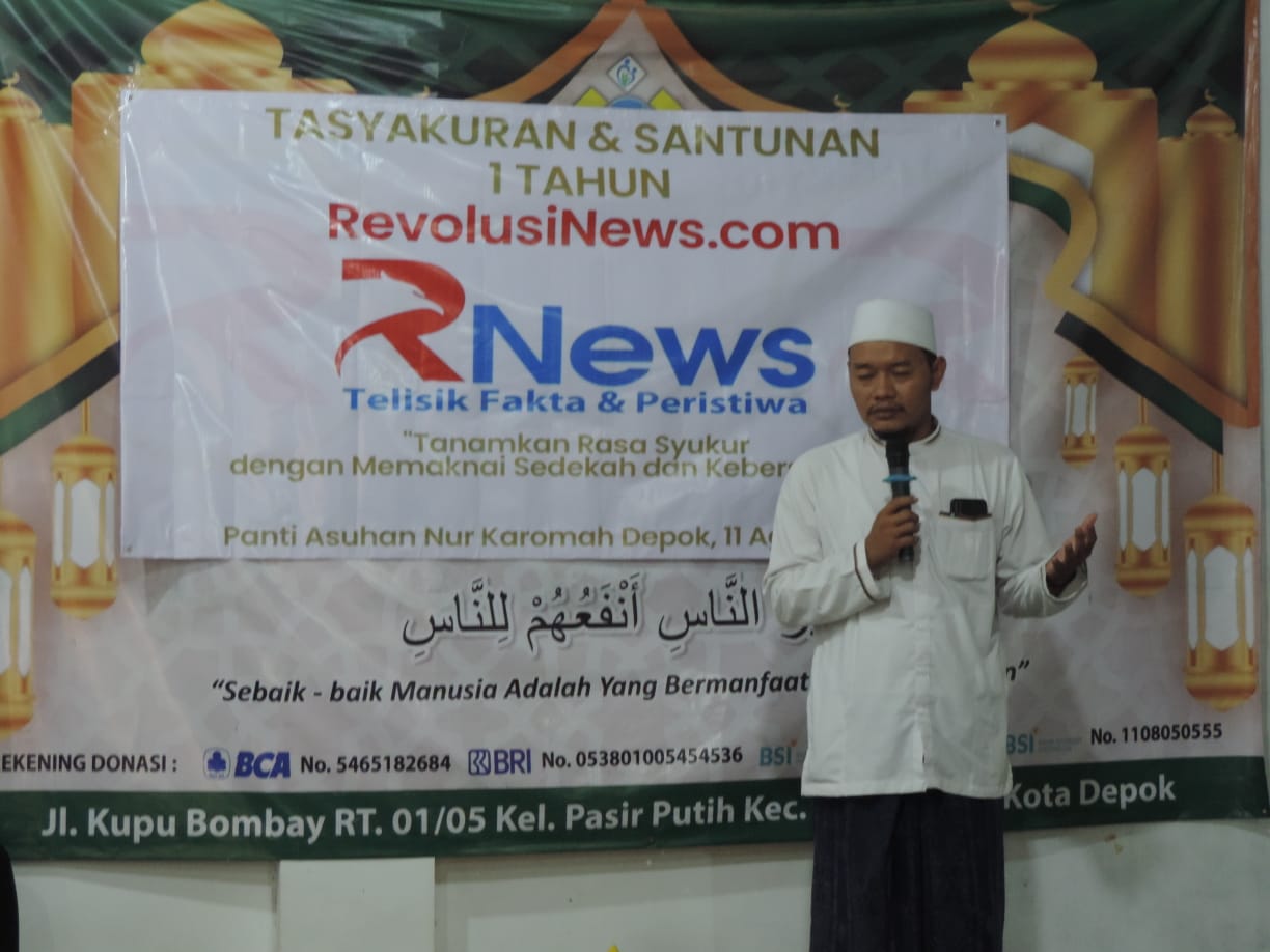 harlah media rnews panti asuhan nur karomah depok revolusi