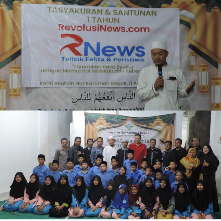 tasyakuran dan santunan media rnews revolusi news 1