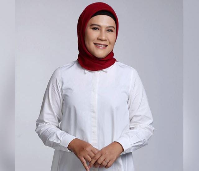 Bupati Indramayu Nina Agustina yang juga sebagai calon petahana Bupati Kabupaten Indramayu. (Foto : Afifudin RNews)